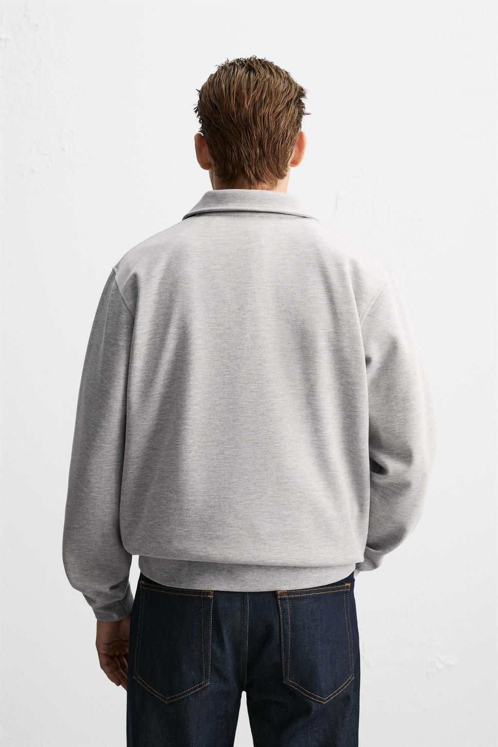 INTERLOCK ZIP POLO SHIRT - Zara фото 35