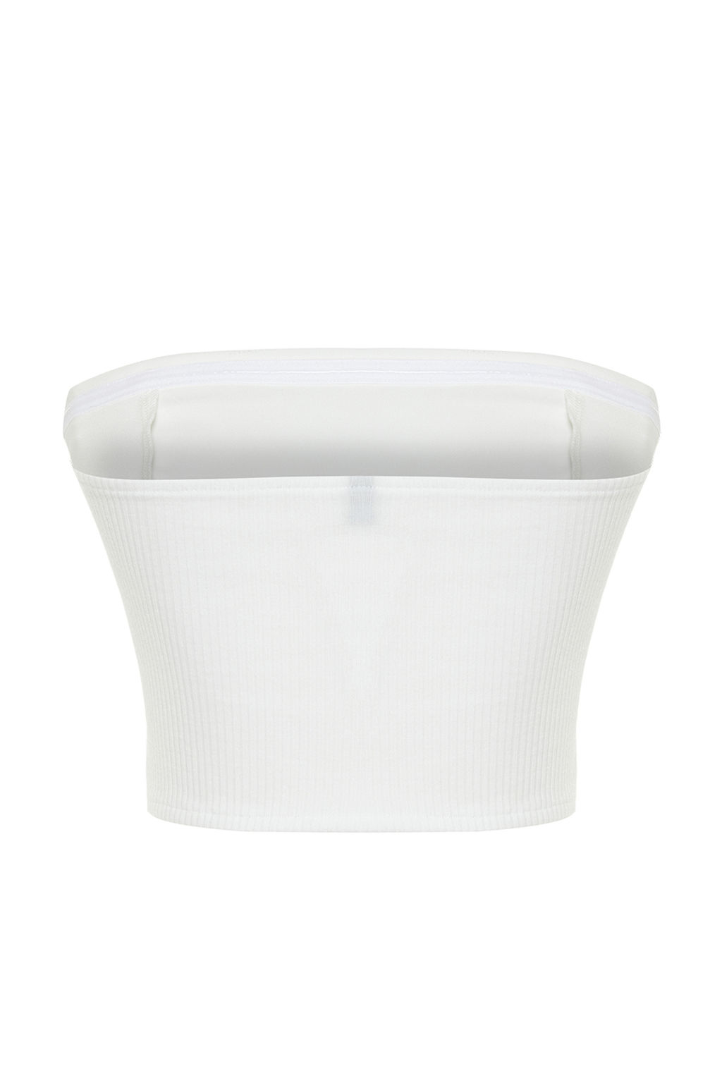 Ekru Straplez Korse Crop Dokuma Bluz TWOSS23BZ00939 - Trendyolmilla фото 8