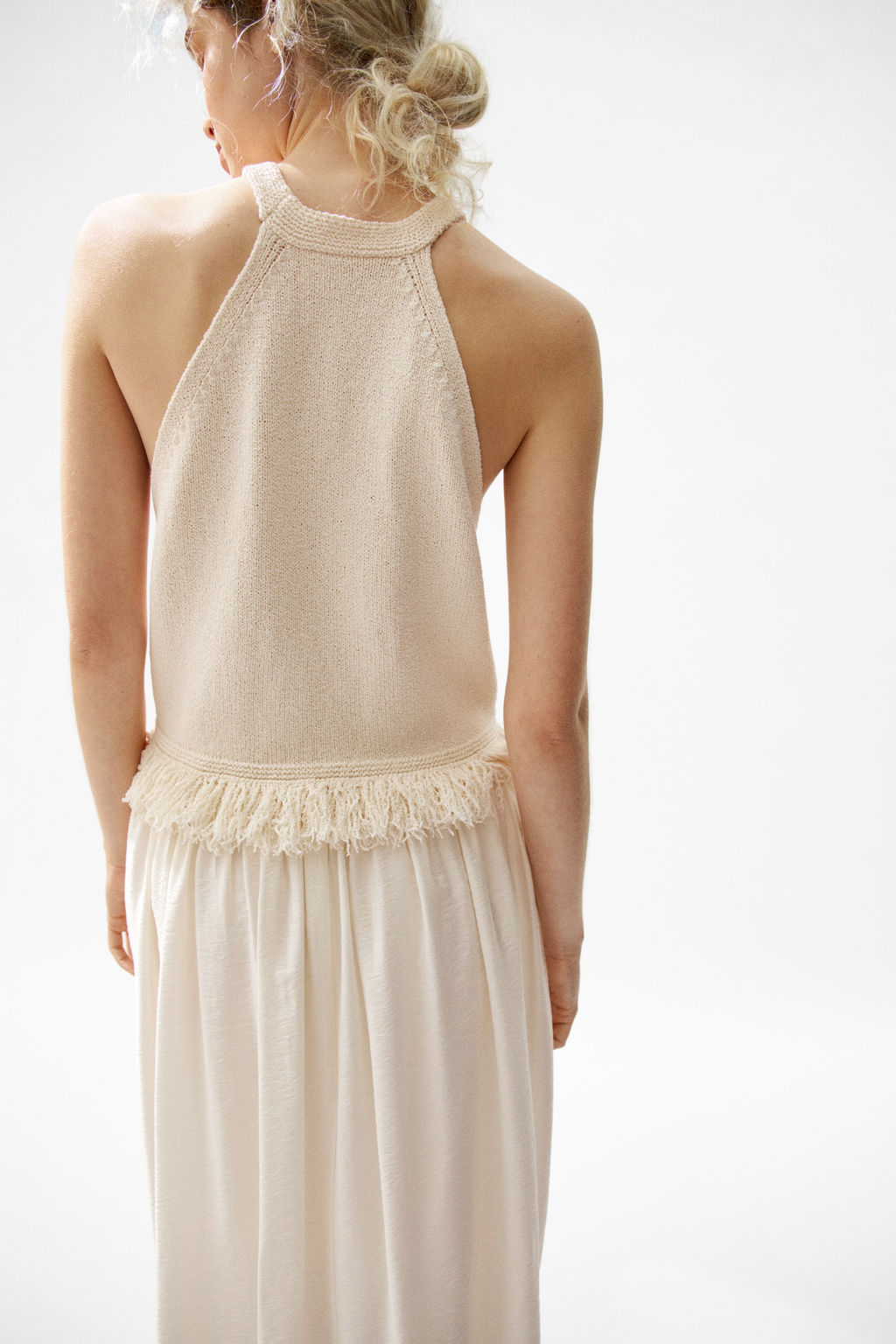 Top de punto con flecos - H&m фото 4