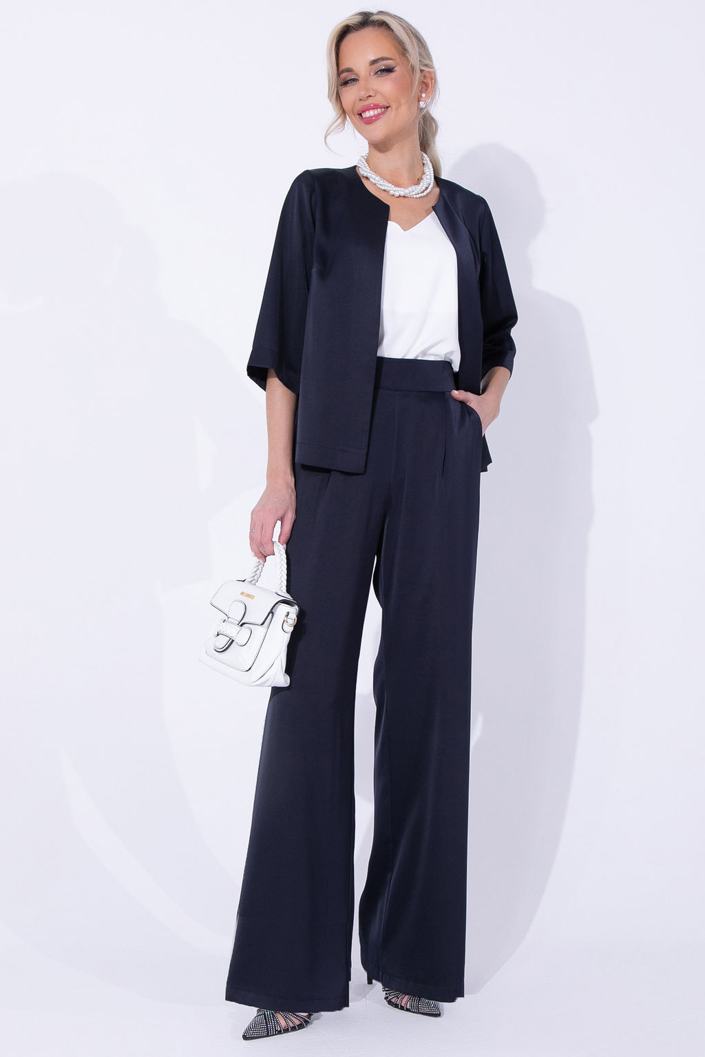 Костюм Итальянский шик 2 (черника) - Эльза фото 2