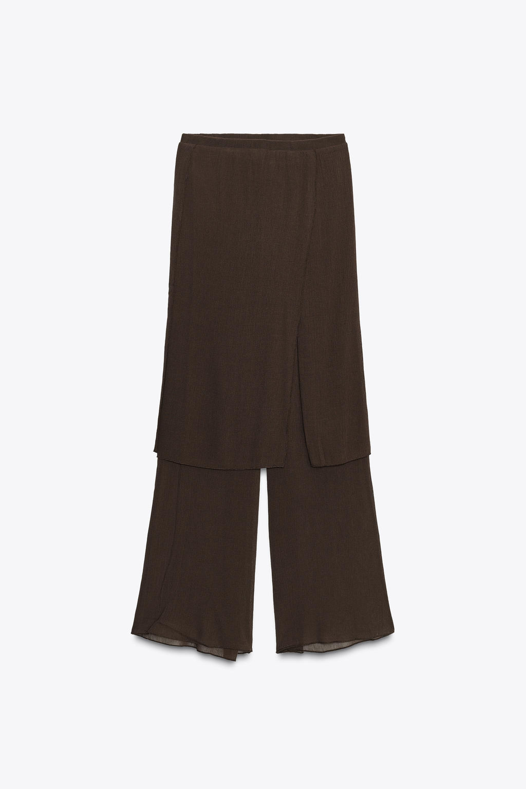 TEXTURED PAREO TROUSERS - Zara фото 4