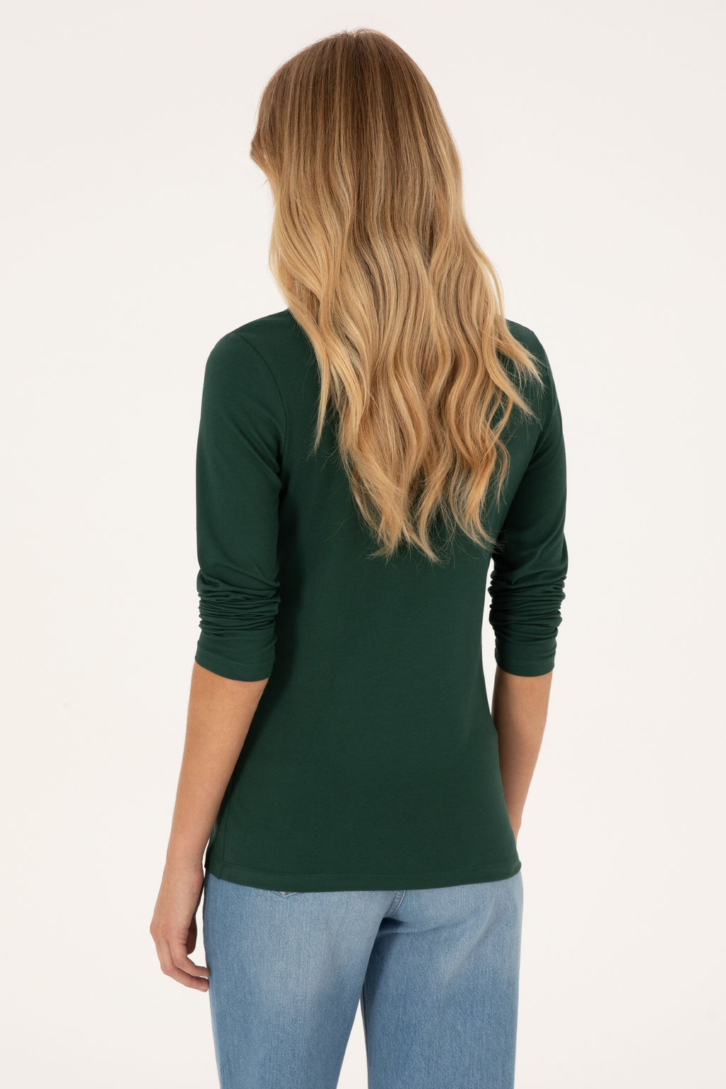 Kad_n Koyu Ye_il Basic Sweatshirt Sepette S_rpriz _ndirim - U.s. polo assn фото 12