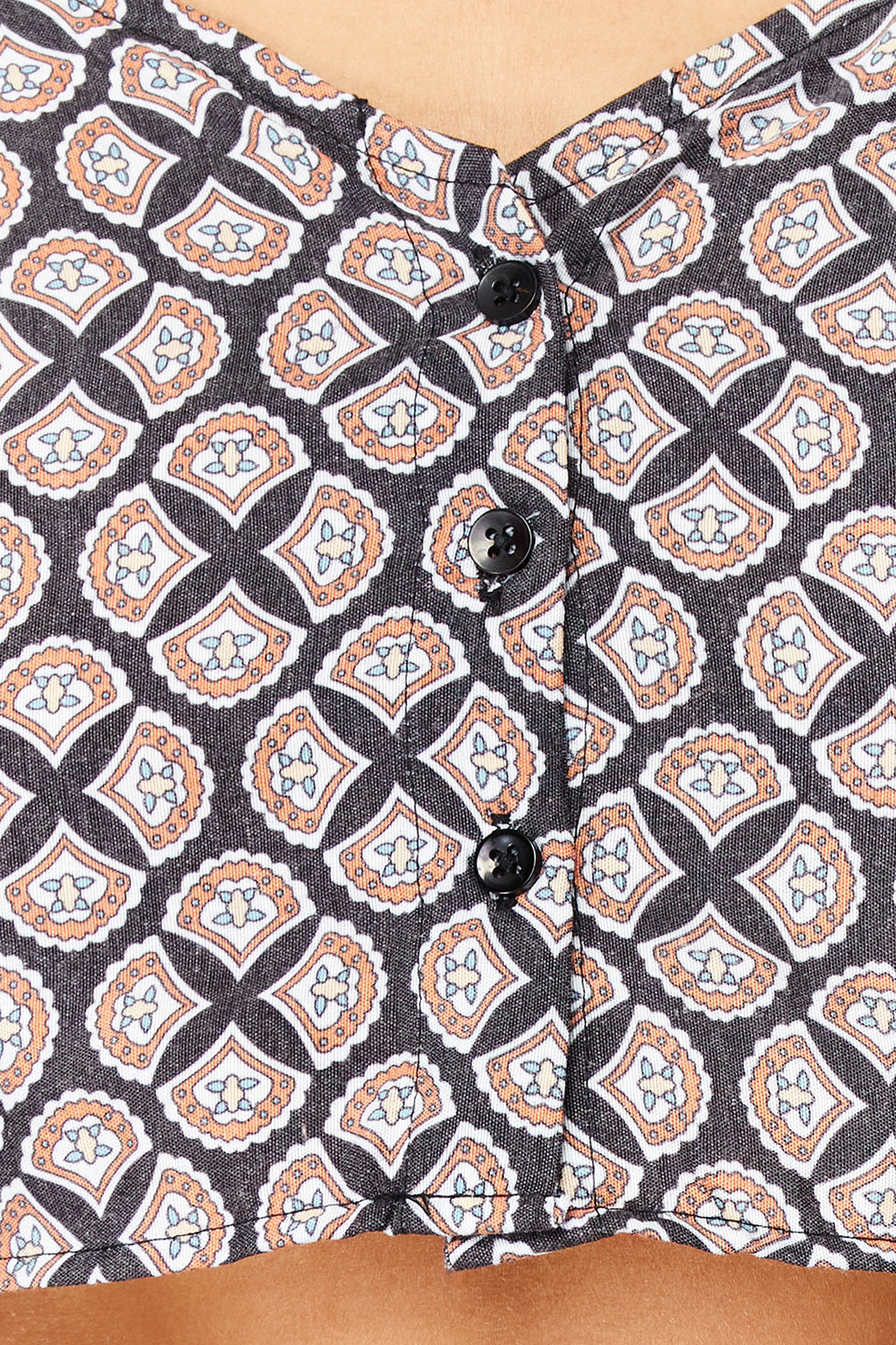 Cok Renkli Ask?l? Dugmeli Crop Dokuma Bluz TWOSS24BZ00163 - Trendyolmilla фото 5