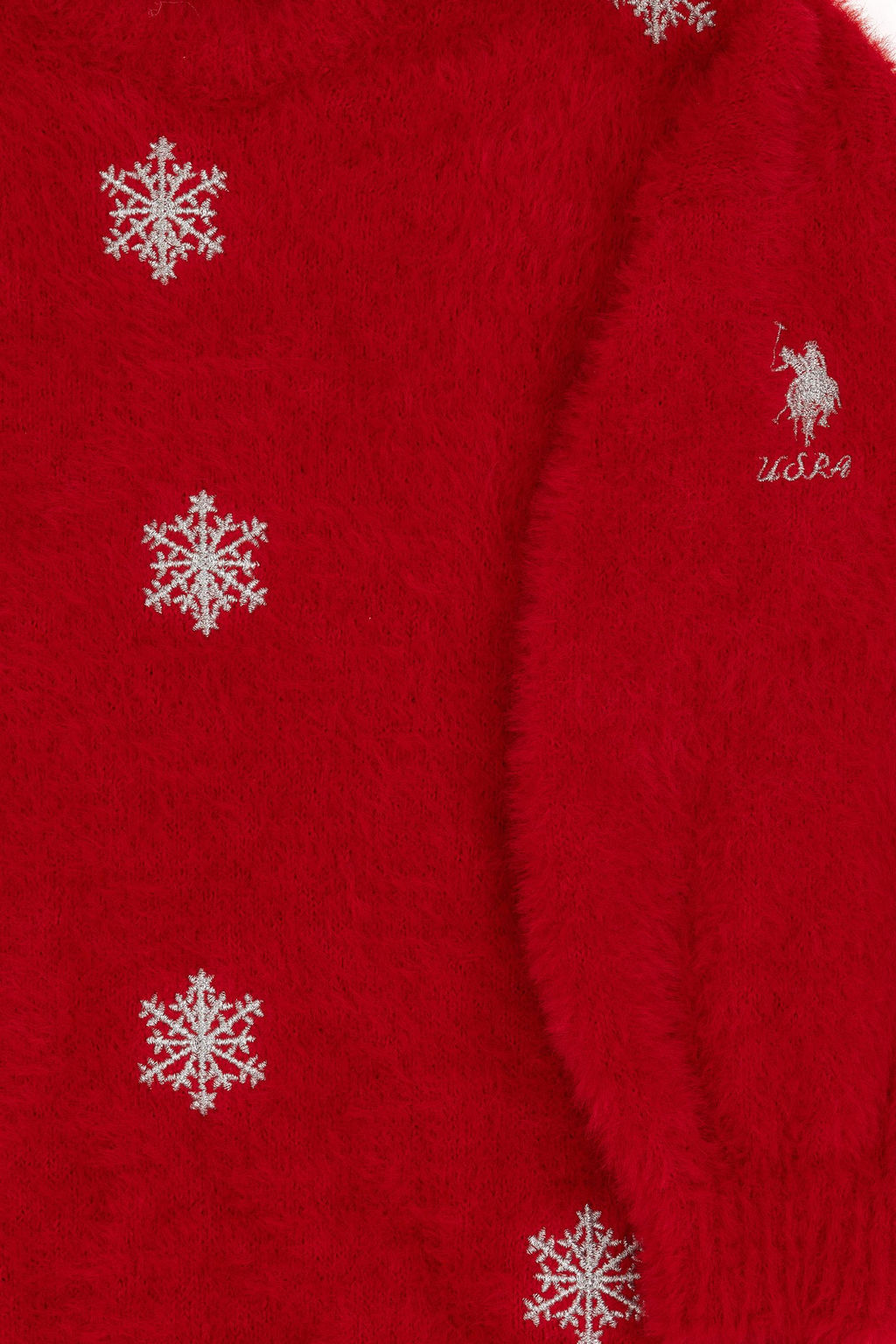 K_z _ocuk K_rm_z_ Y_lba__ Temal_ Triko Elbise - U.s. polo assn фото 6