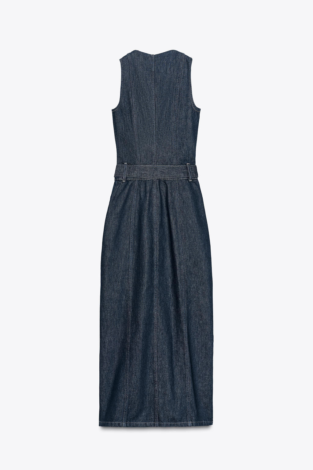 Z1975 DENIM DRESS WITH BELT - Zara фото 7