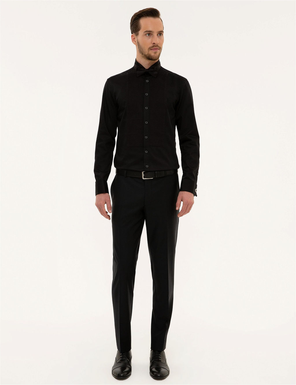 Siyah Slim Fit Smokin G_mlek - Pierre cardin фото 4