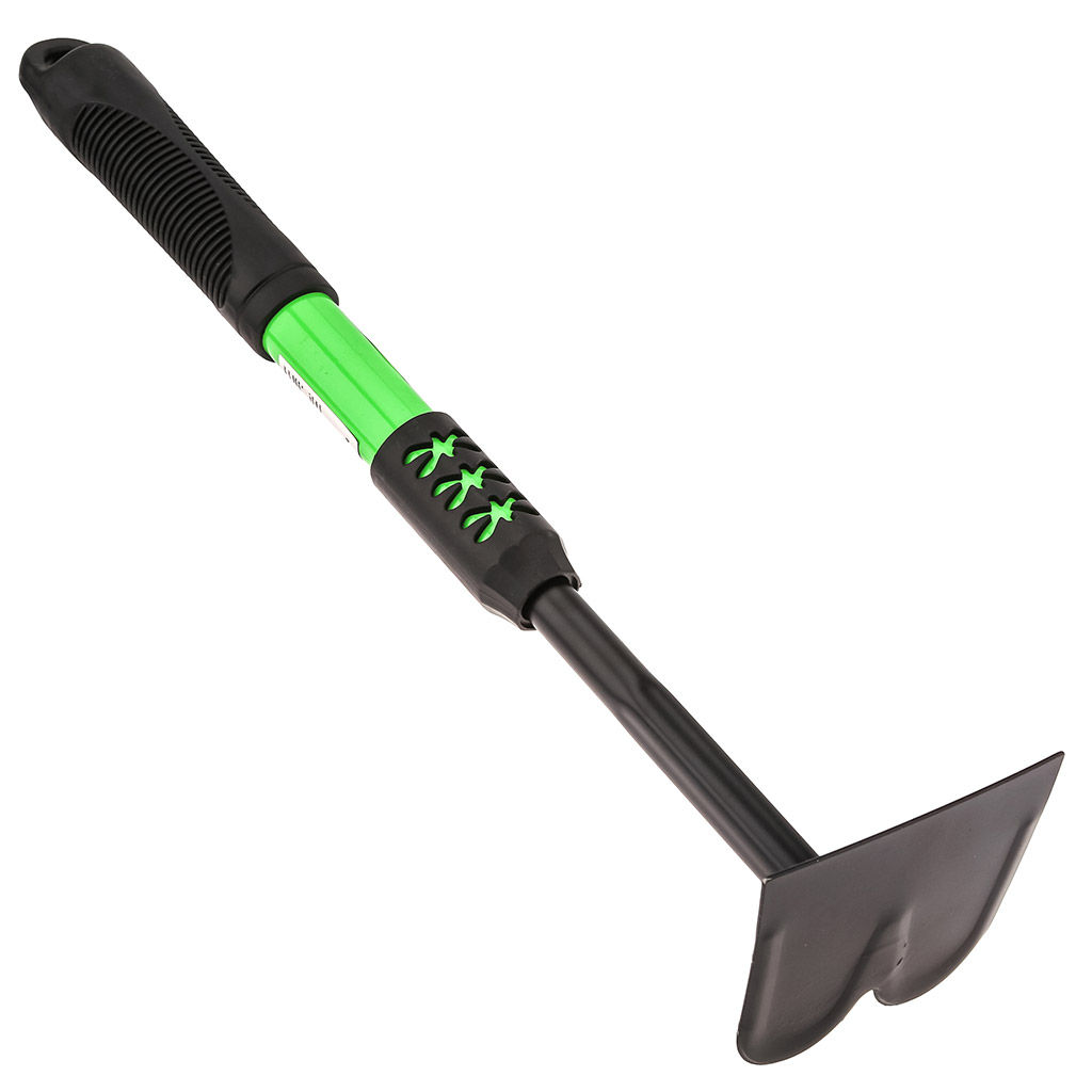 Чибис Мотыга прямая, 40,5х10х8см, сталь А3, окрашенная, цвет - черный матовый, цветная металлическая, прорезиненная ручка, с отверстием для подвешивания, цвет - зеленый (Китай) - Домашняя мода фото 2