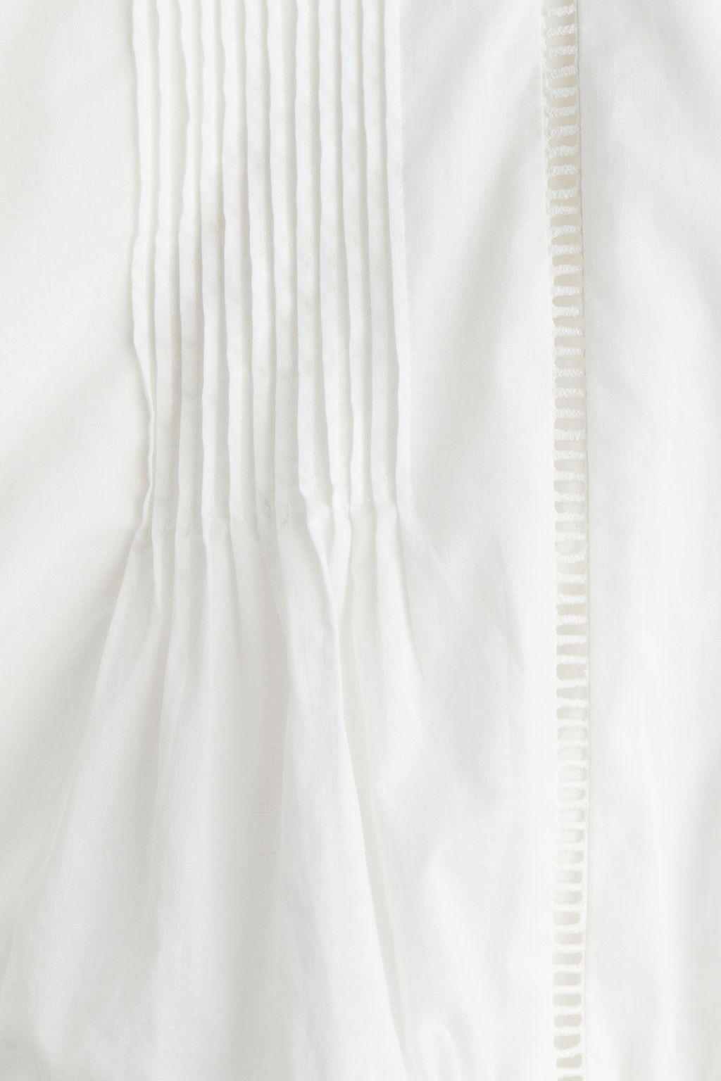 Blusa de algod?n con inserciones de encaje - H&m фото 3