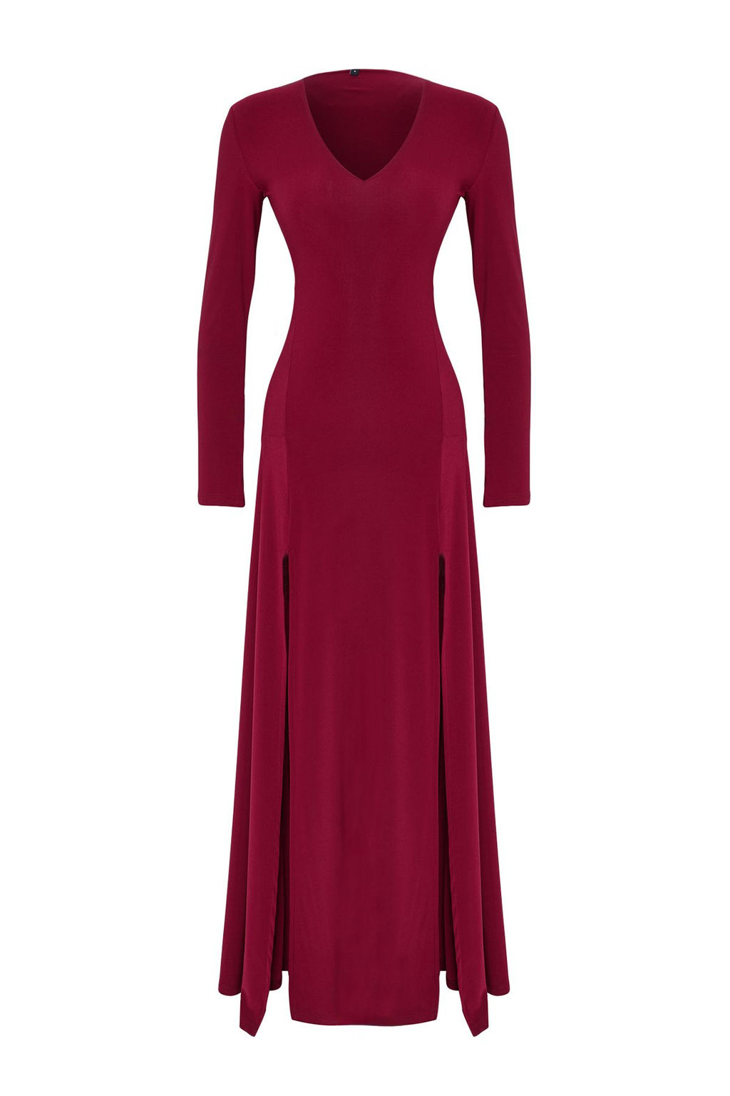 TRENDYOLMILLA Limited Edition Siyah V Yaka Skater/Belden Ac?lan Esnek Maxi Orme Elbise TWOAW25EL00299  фото 19