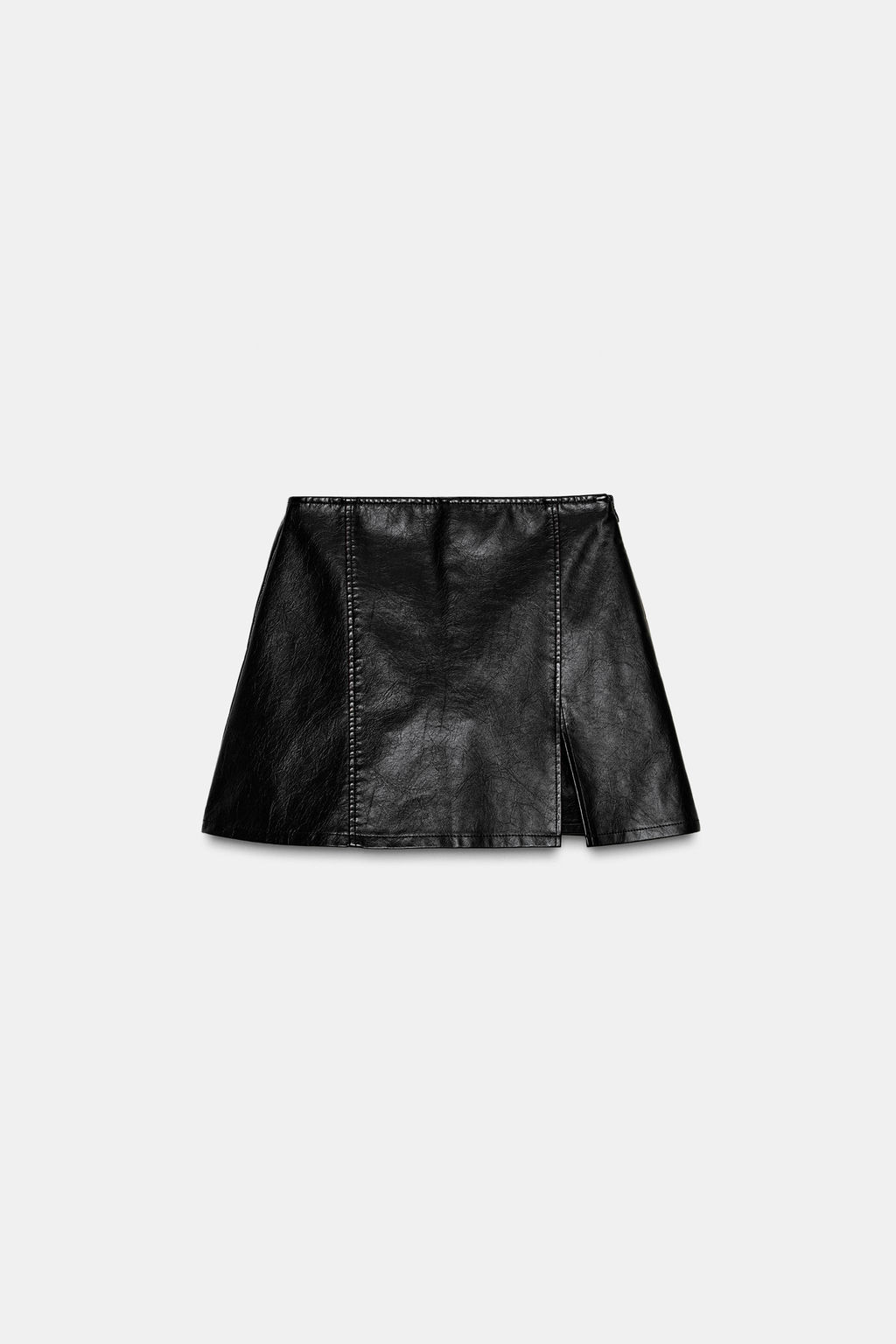 FAUX LEATHER SKORT - Zara фото 6
