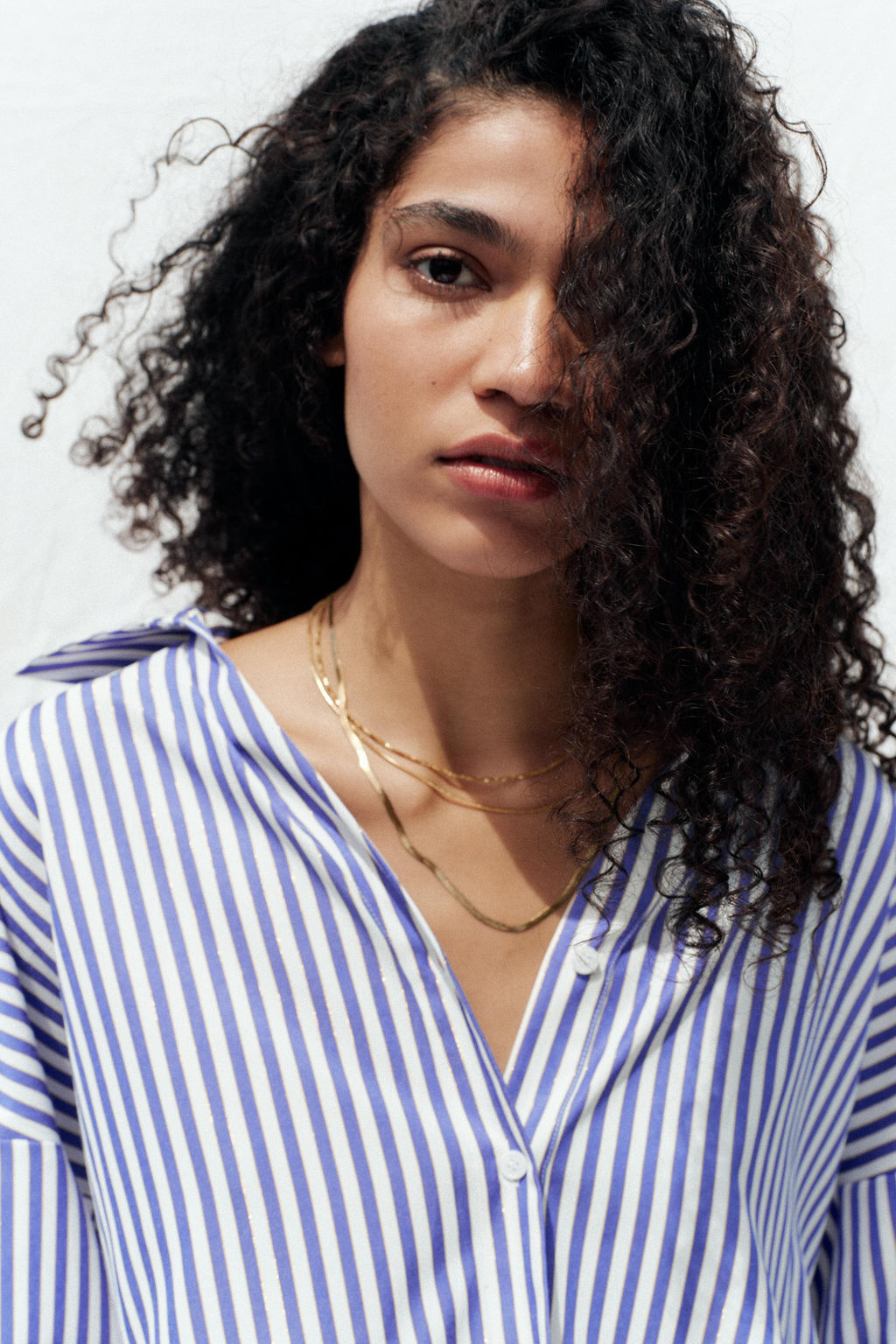 WIDE-SLEEVE POPLIN SHIRT - Zara фото 4