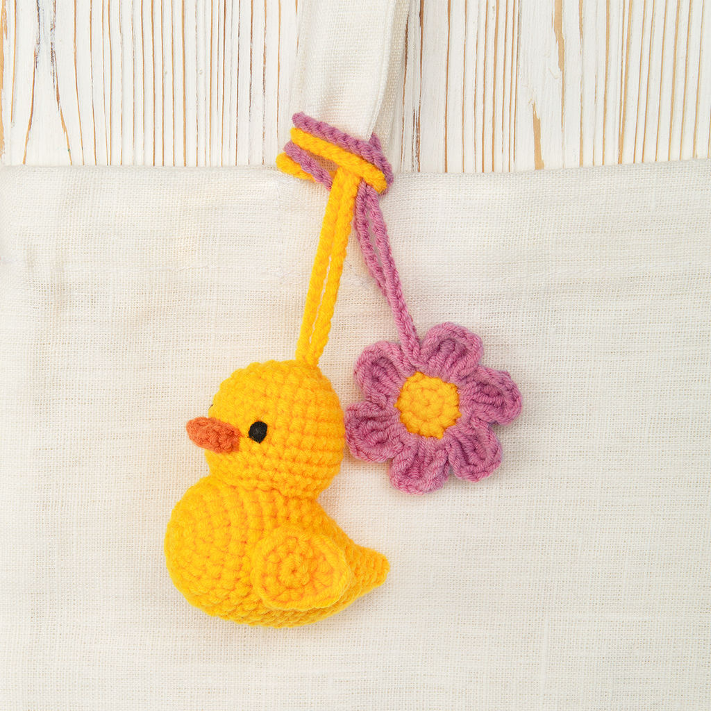 Набор для вязания Miadolla AMG-MN-0152 Уточка и цветок  фото 4