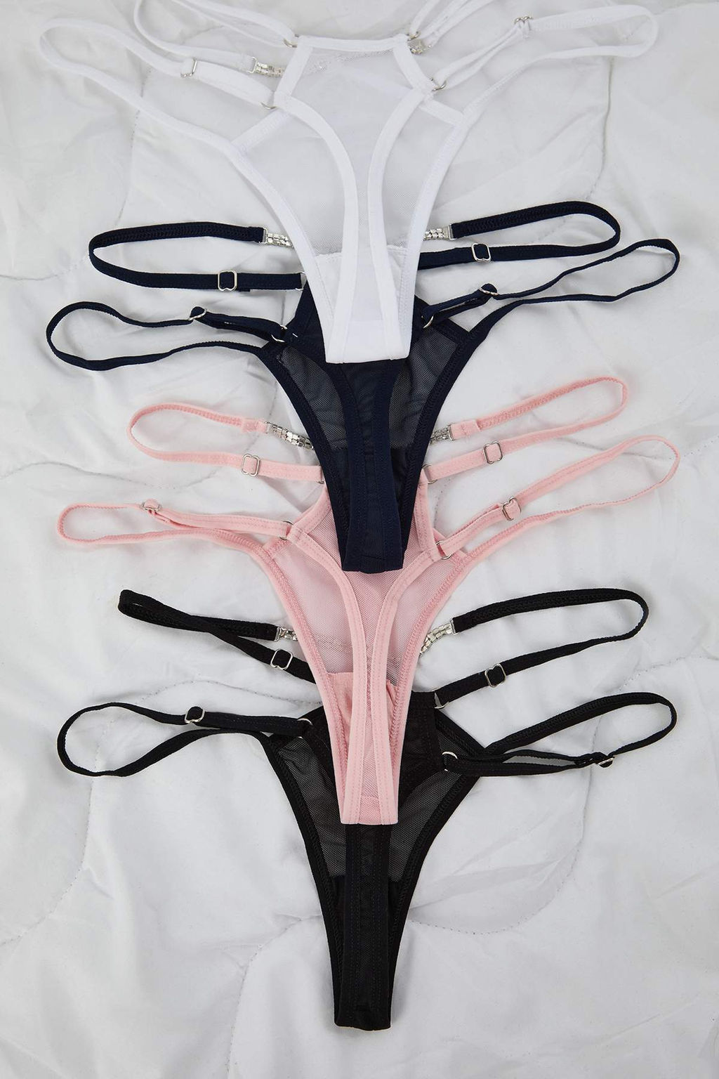 Cok Renkli 4lu Paket Tul Aksesuar Detayl? Tanga Orme Kulot THMAW26KU00045 - Trendyolmilla фото 3