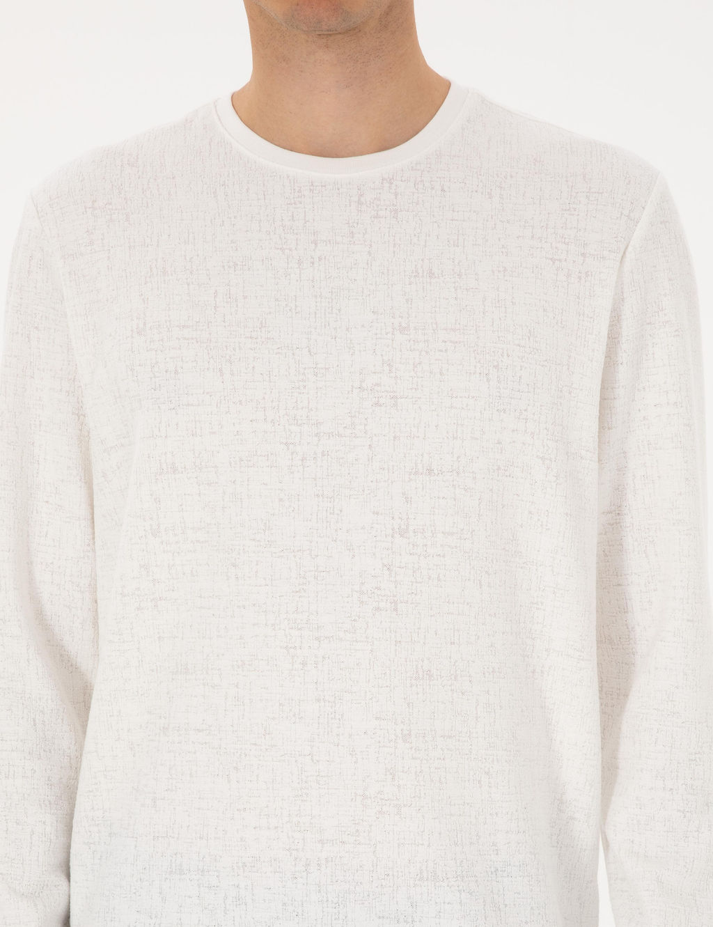 Ekru Regular Fit Sweatshirt