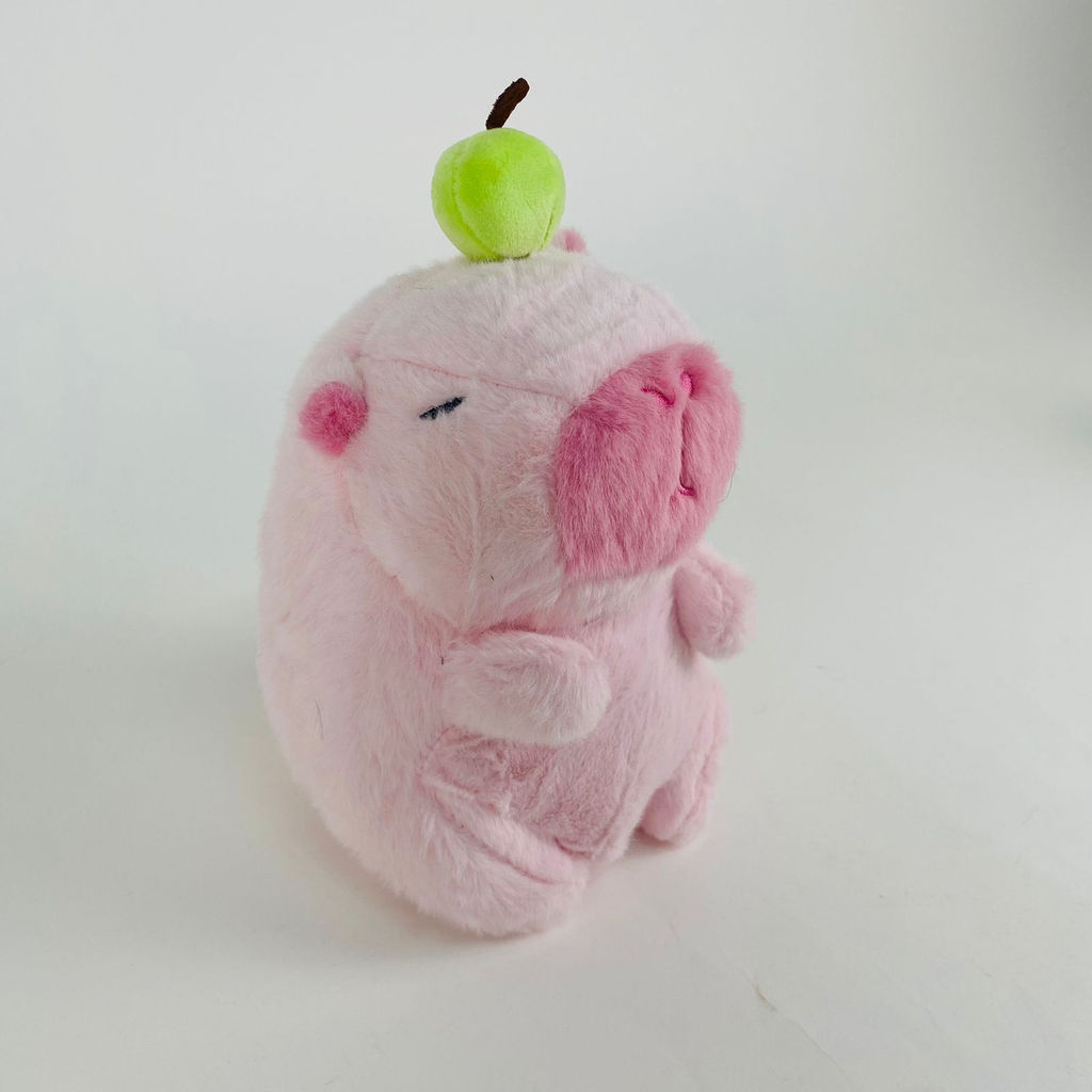 Мягкая игрушка Капибара с ягодой 22 см (арт. YE240618-6) - Storyland фото 5