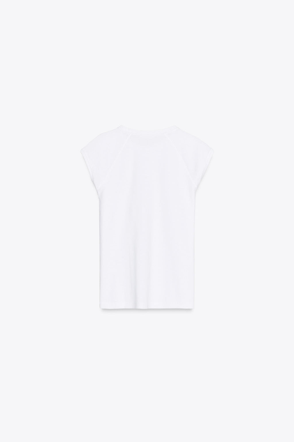 WASHED COTTON T-SHIRT - Zara фото 6