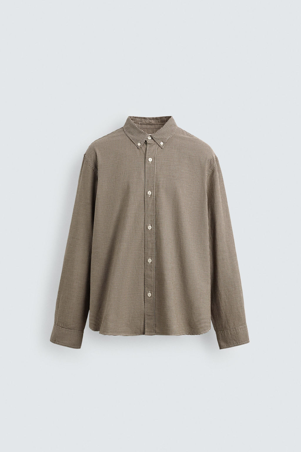 REGULAR FIT CHECK SHIRT - Zara фото 7