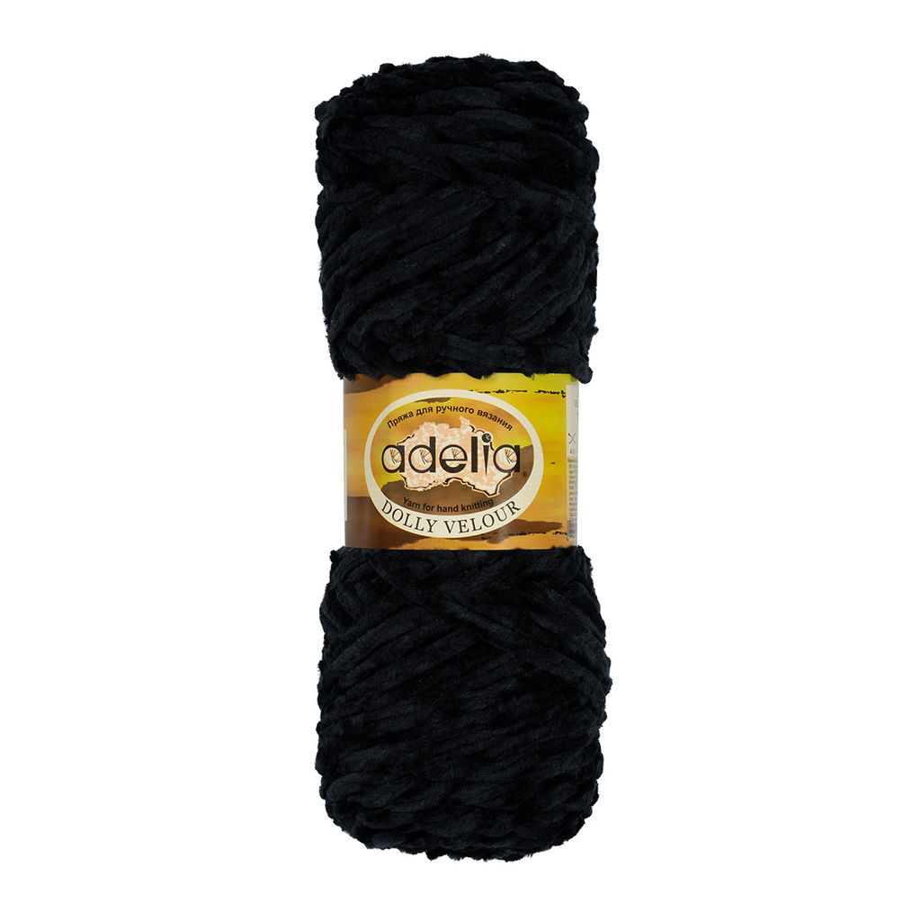 Пряжа ADELIA DOLLY VELOUR 100% микрополиэстер 5 шт. х 100 г 93 м  6 м