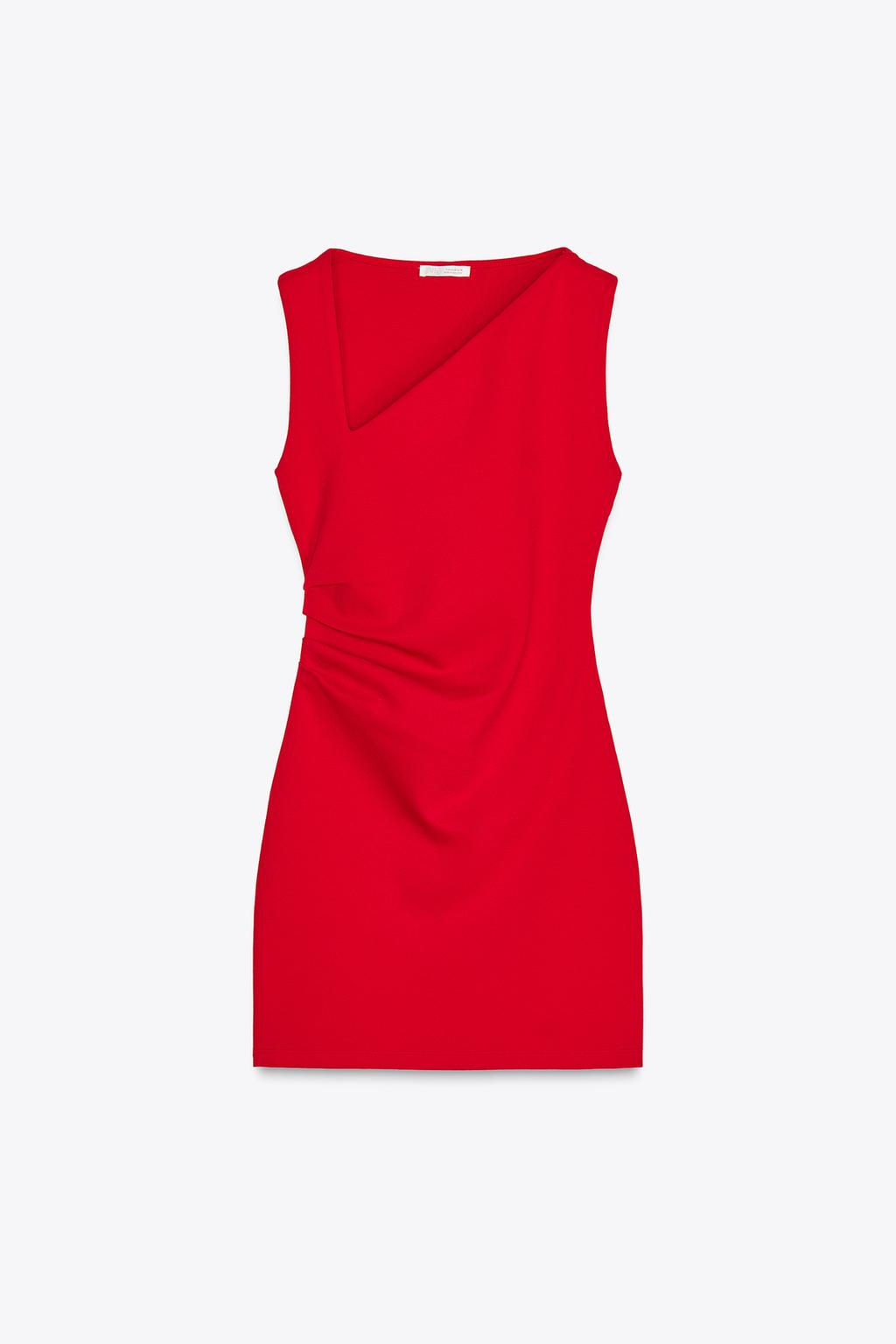 DRAPED SHORT DRESS - Zara фото 11