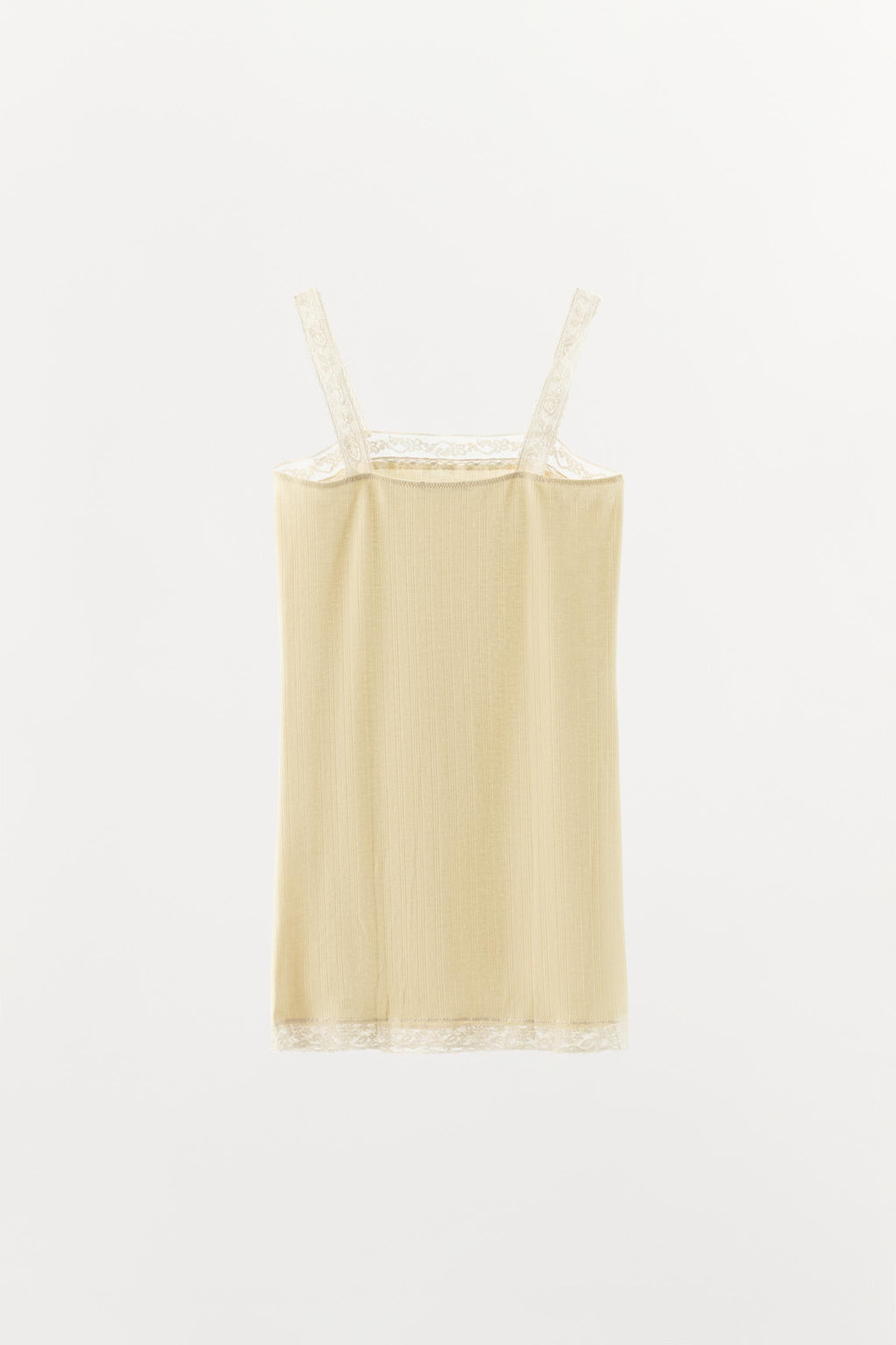 VESTIDO MINI POINTELLE ENCAJE / Crudo - Zara фото 5