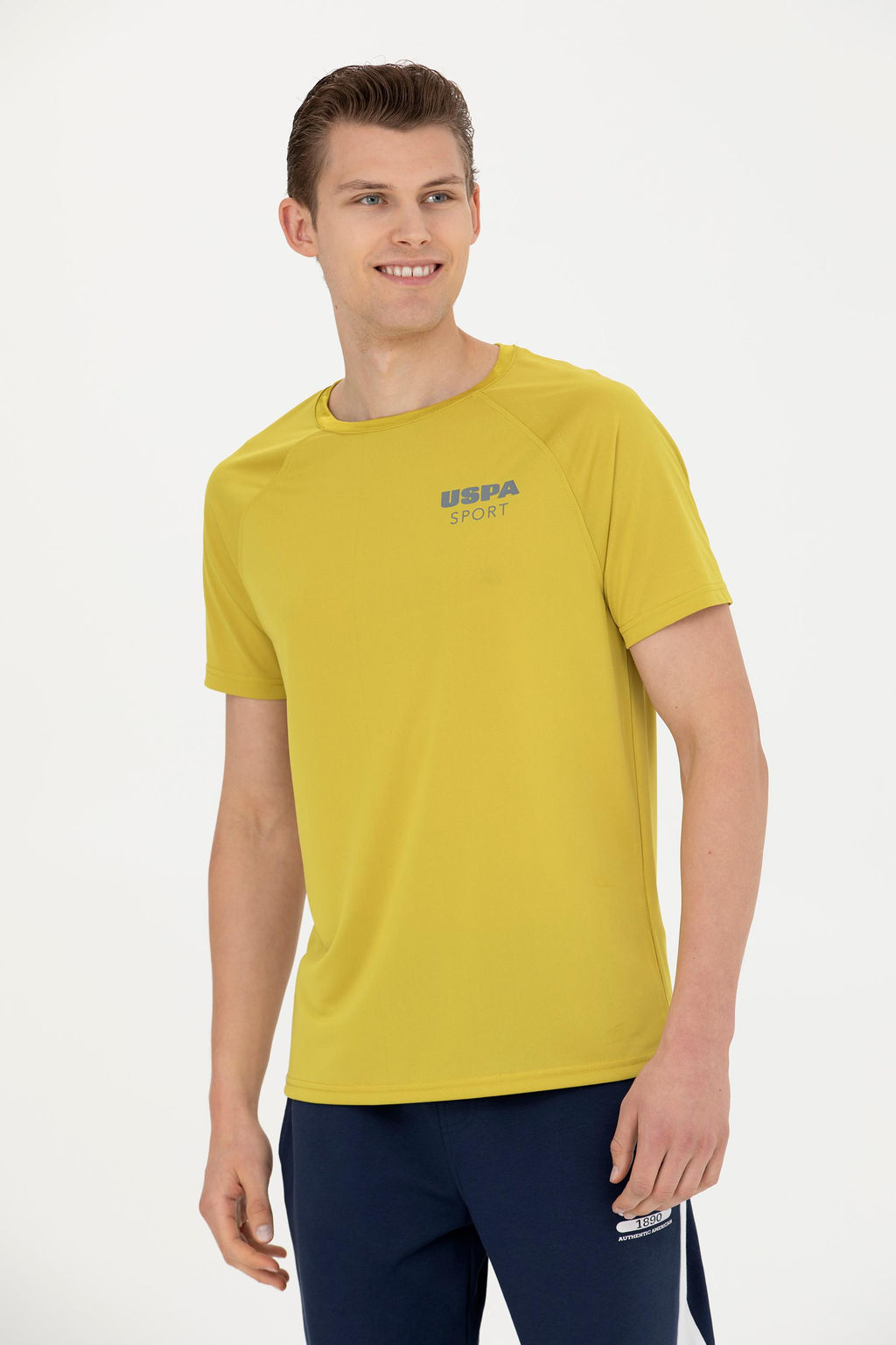 U. S. Polo Assn / Мужская фисташково-зеленая футболка - U.s. polo assn фото 17
