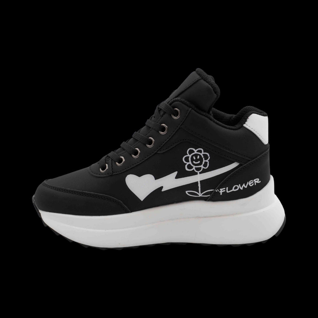 Кроссовки на меху В939-2 черные - Sport фото 3