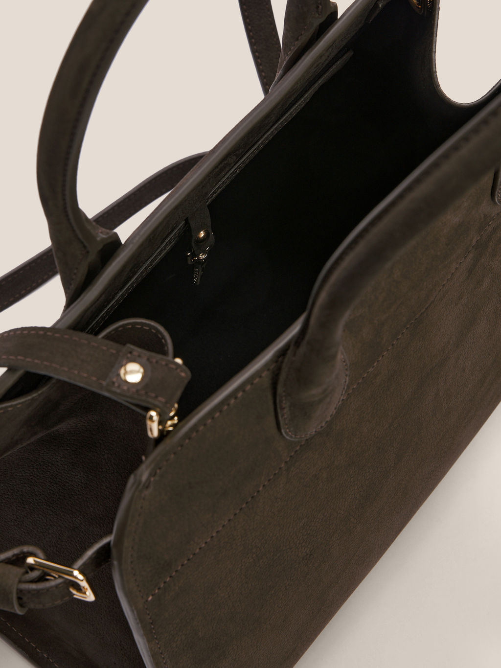 Женский тоут CALZETTI ASHLEY Артикул 4638246, шоколадный  фото 5