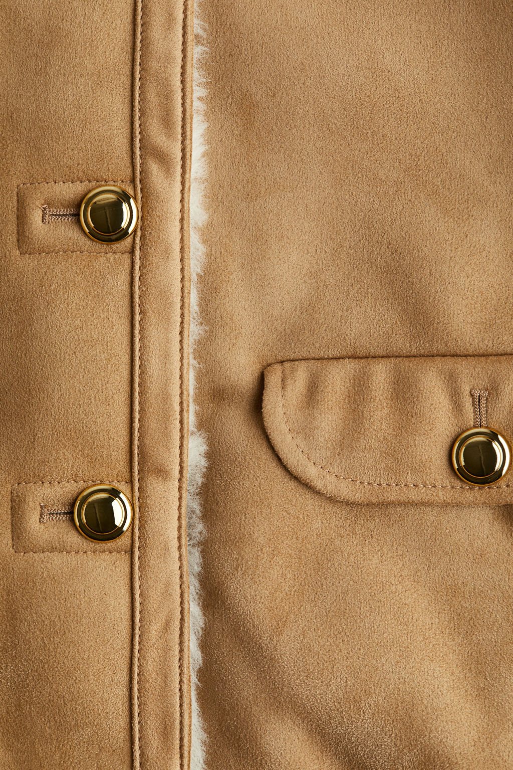 Chaqueta con forro de peluche - H&m фото 5