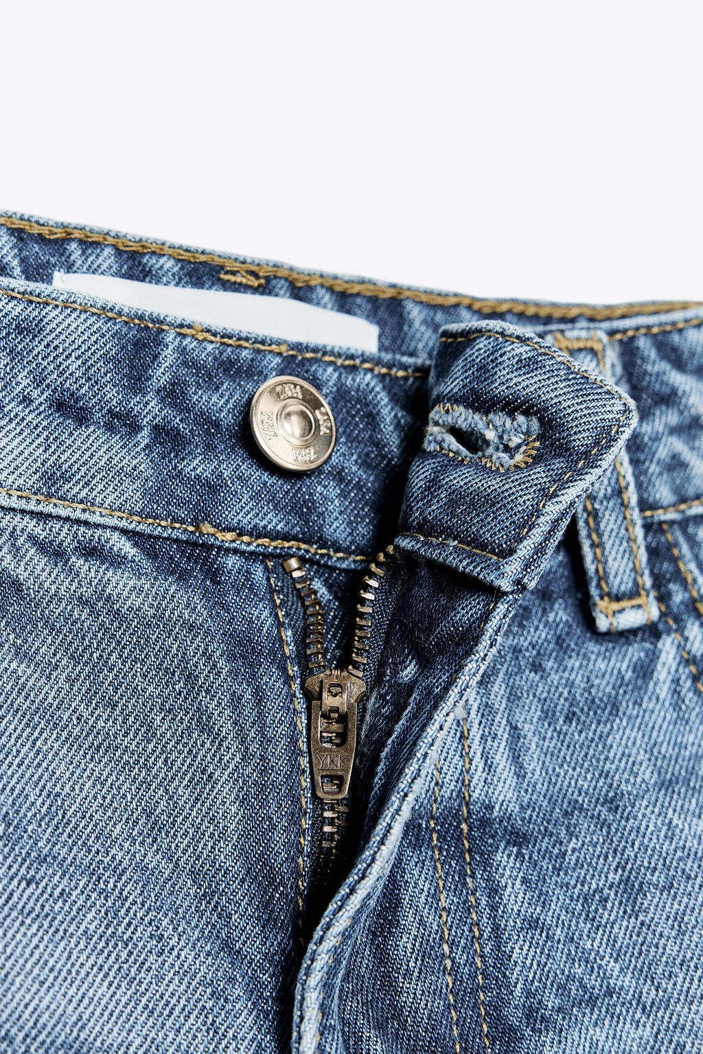 Z1975 RIPPED LOW-RISE SHORTS - Zara фото 18