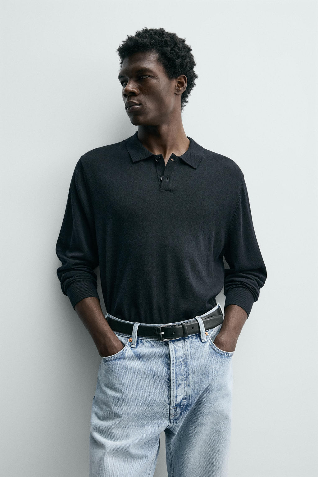 CINTUR?N PIEL VESTIR / Negro - Zara фото 2