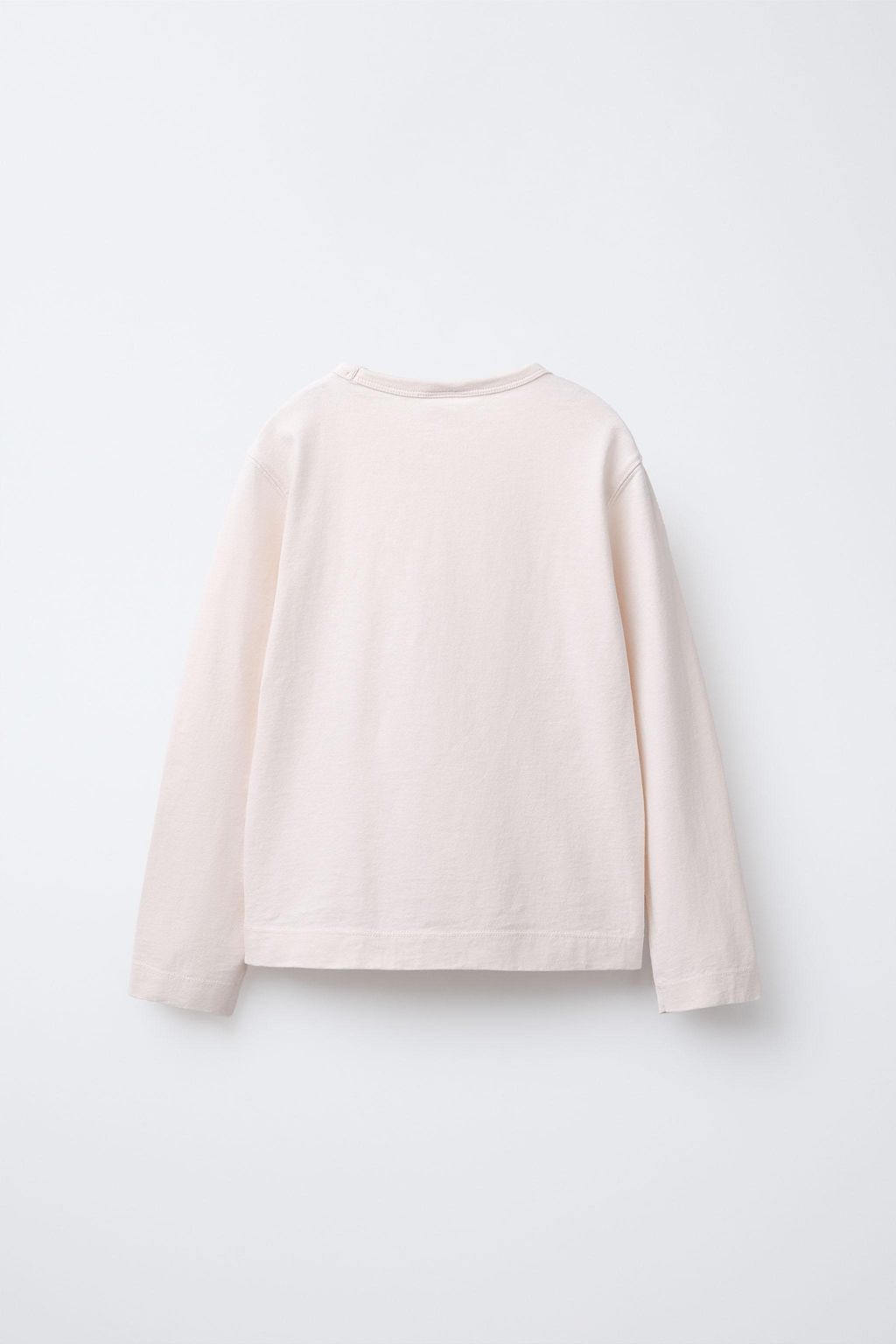 PLAIN T-SHIRT WITH LABEL BENSIMON X ZARA  фото 2