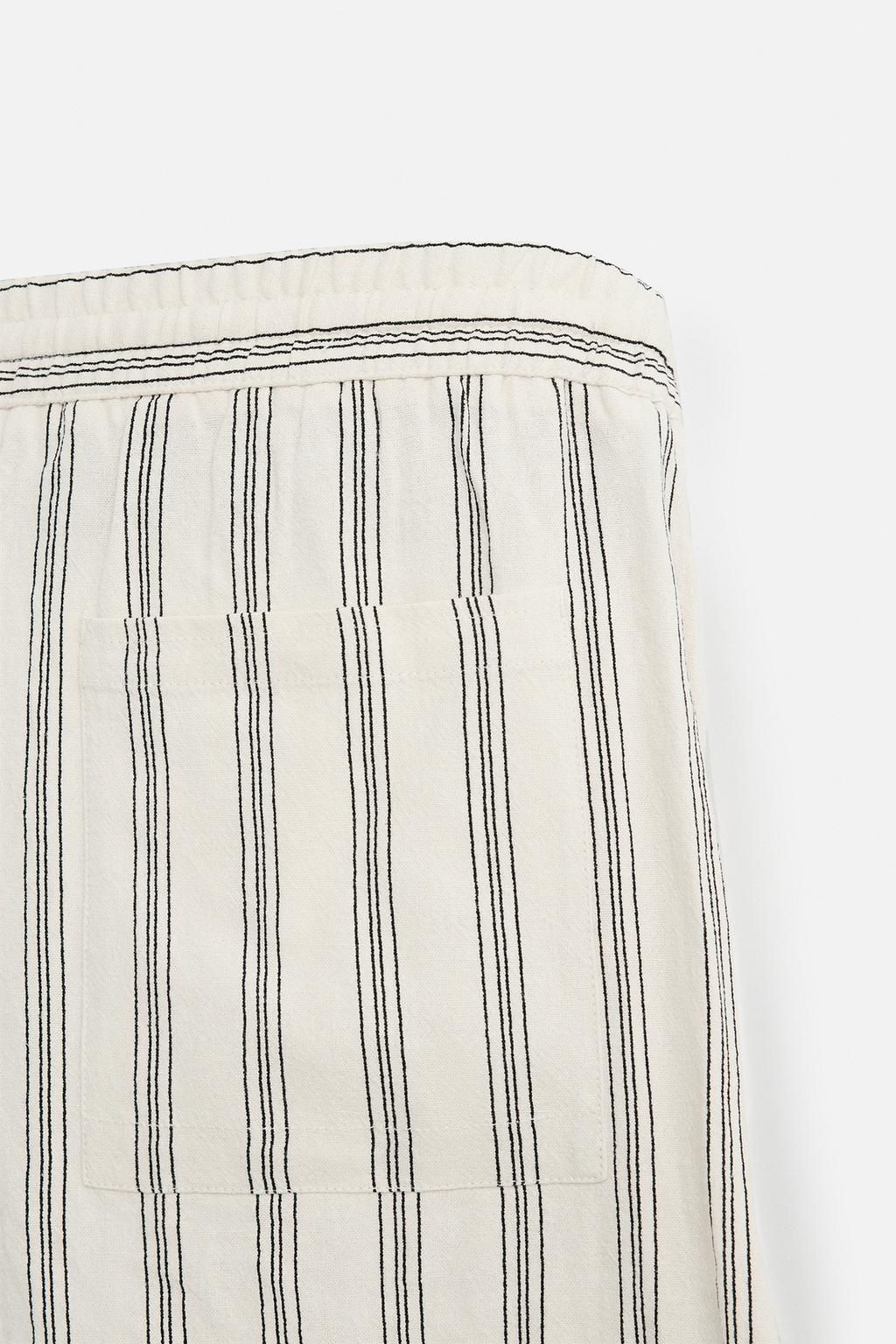 LINEN - VISCOSE BERMUDA SHORTS - Zara фото 31