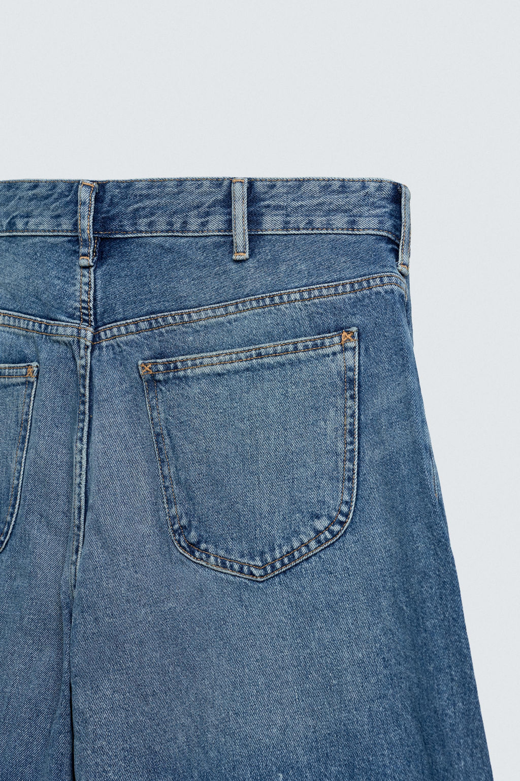 JEANS RELAXED FIT ROTOS / Azul medio - Zara фото 9