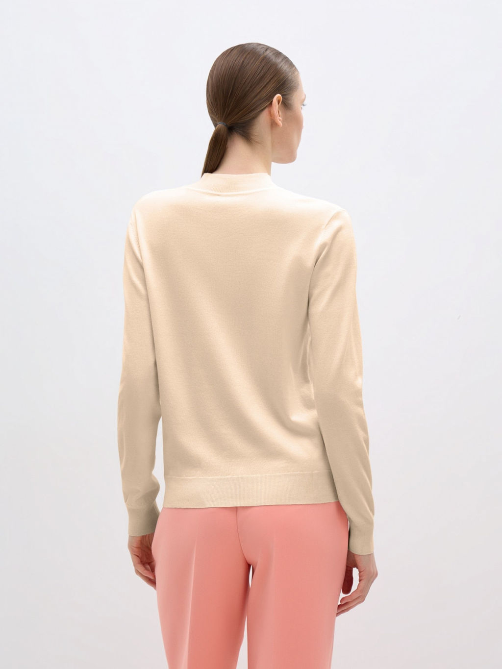 Conso/KTL 240711 - beige Водолазка женская  фото 3