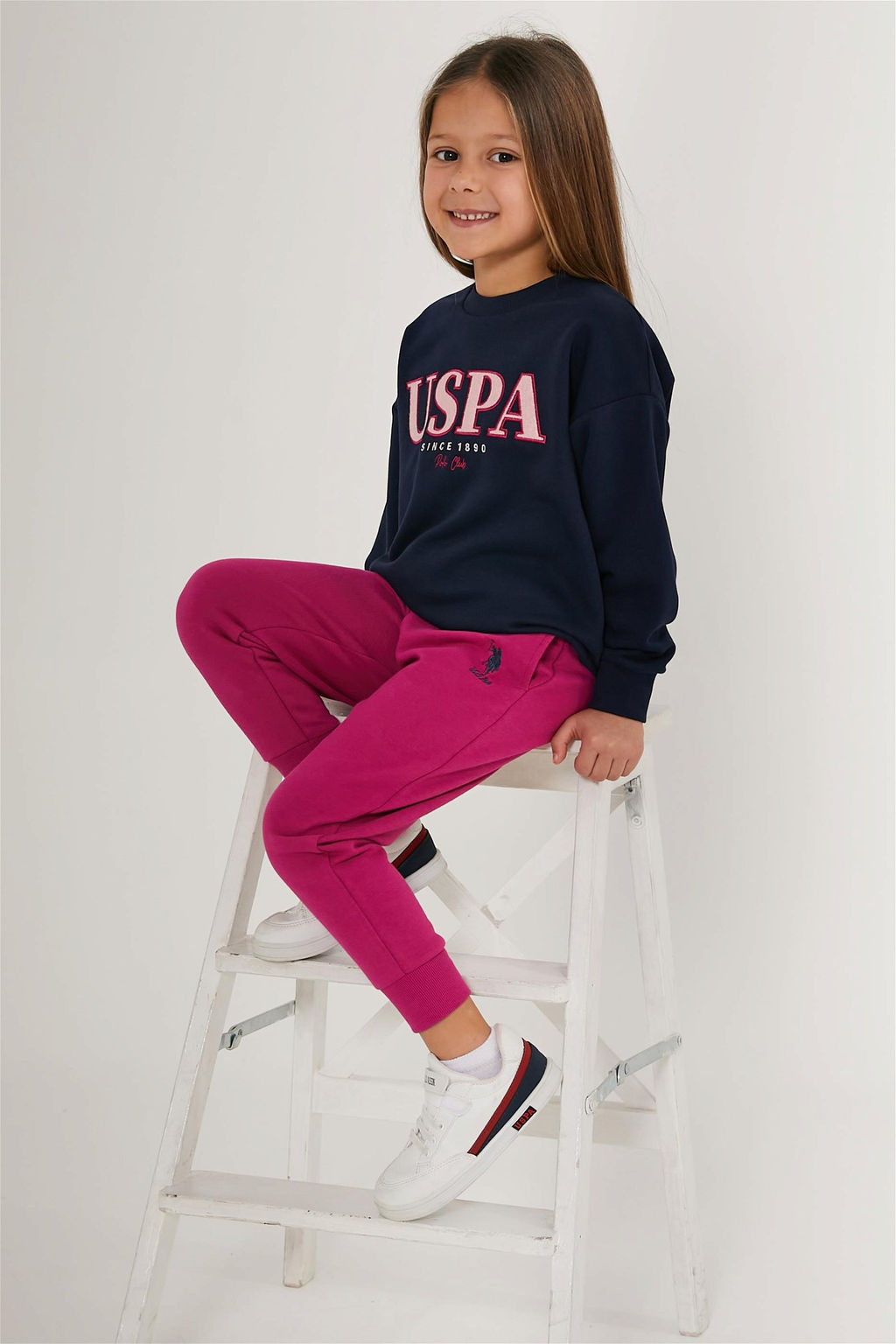 U. S. Polo Assn Темно-синий пижамный комплект для девочки - U.s. polo assn фото 7