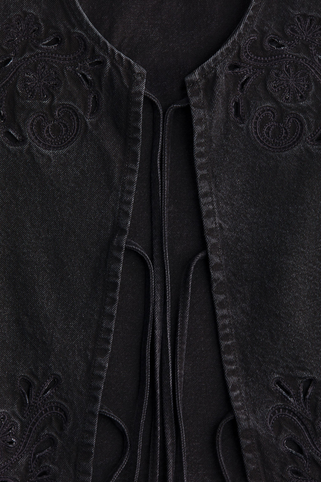 Chaleco denim con lazadas - H&m фото 5