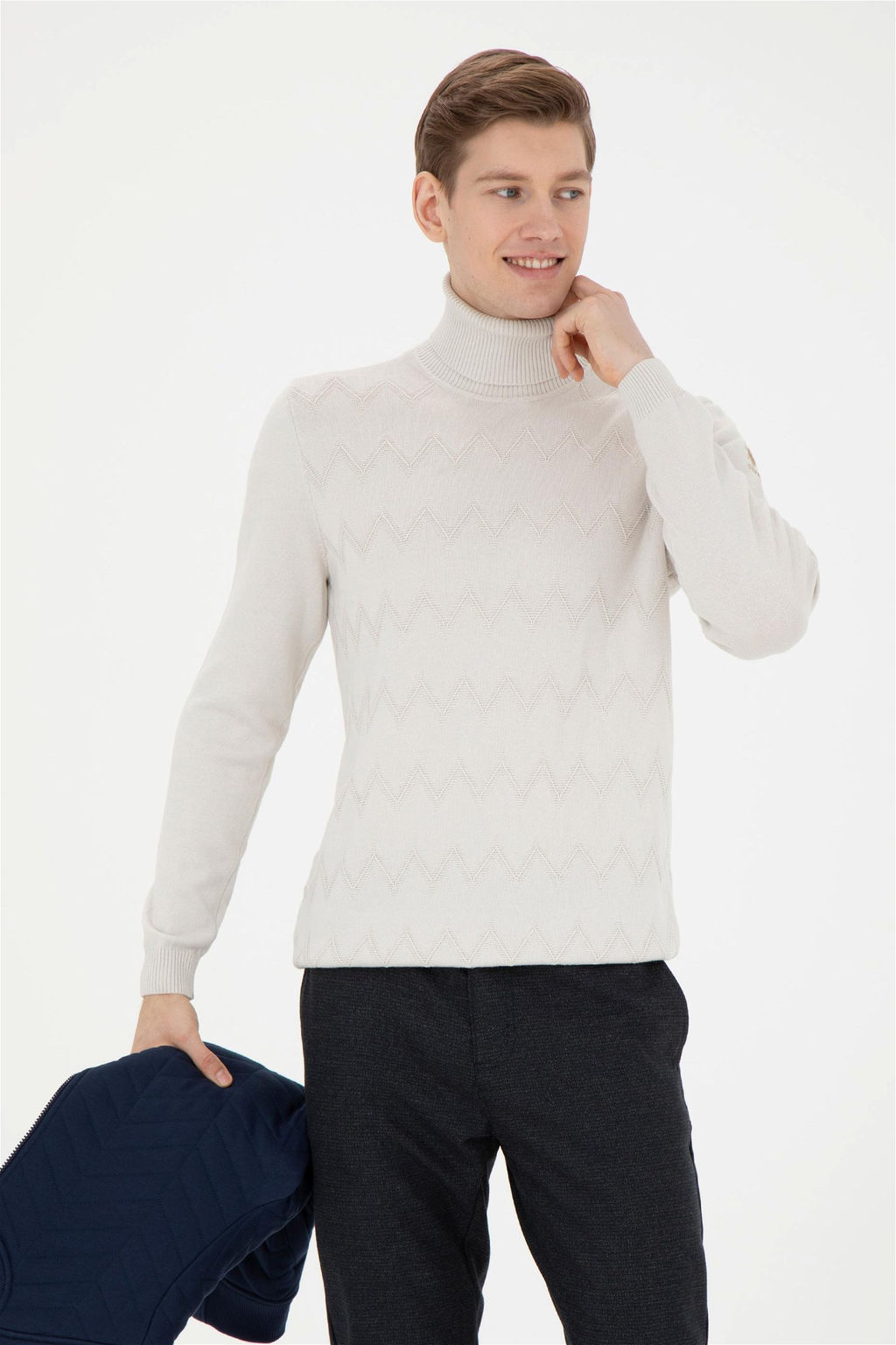Мужской свитер с камнем Неожиданная скидка в корзине - U.s. polo assn фото 3