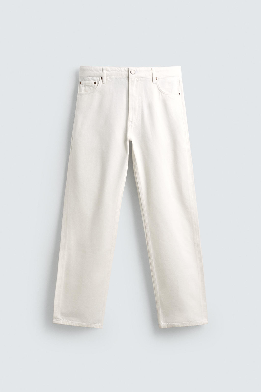 JEANS STRAIGHT FIT / Blanco - Zara фото 7