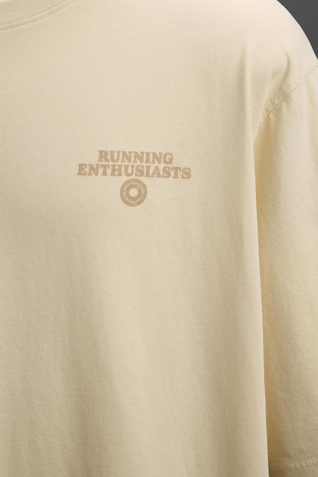 RUNNING GRAPHIC PRINT T-SHIRT - Zara фото 7