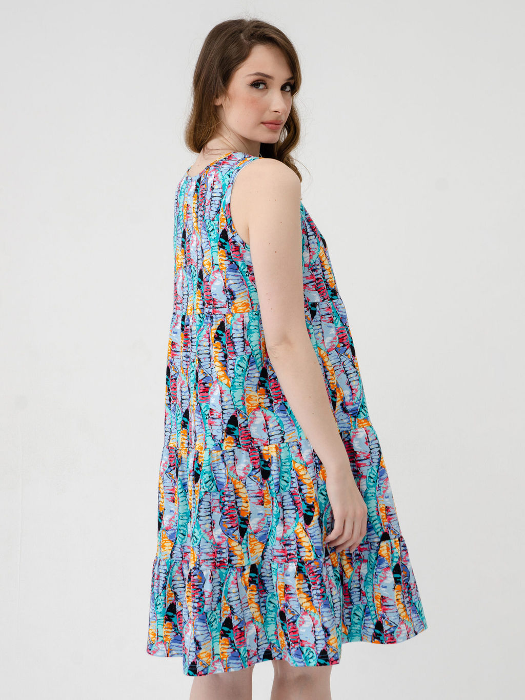 Сарафан Калейдоскоп 100% ХЛОПОК - Оптима фото 7