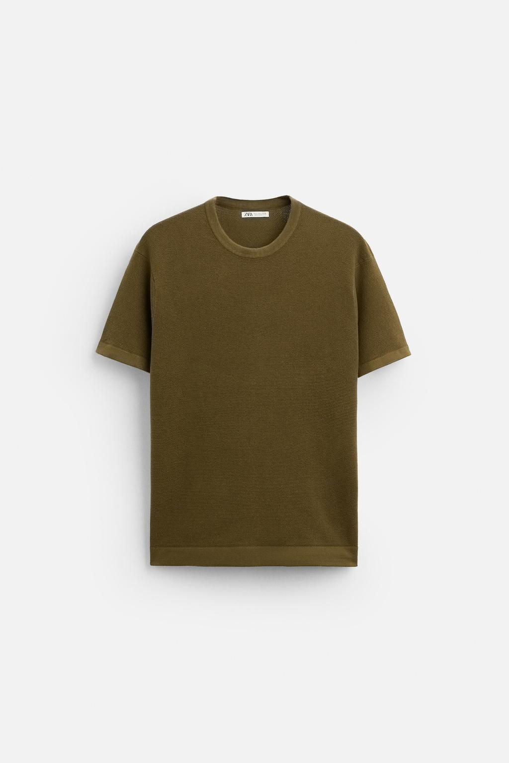 BASIC KNIT T-SHIRT - Zara фото 48