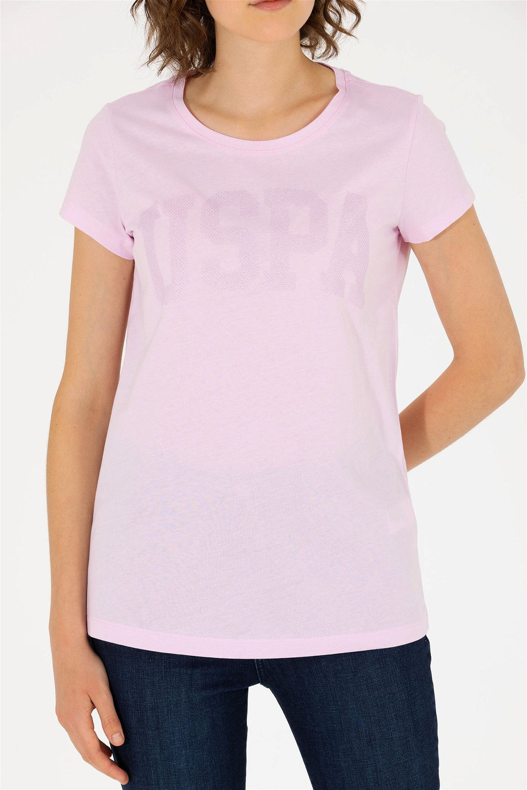 U. S. Polo Assn Женская базовая футболка с круглым вырезом Magnolia - U.s. polo assn фото 13