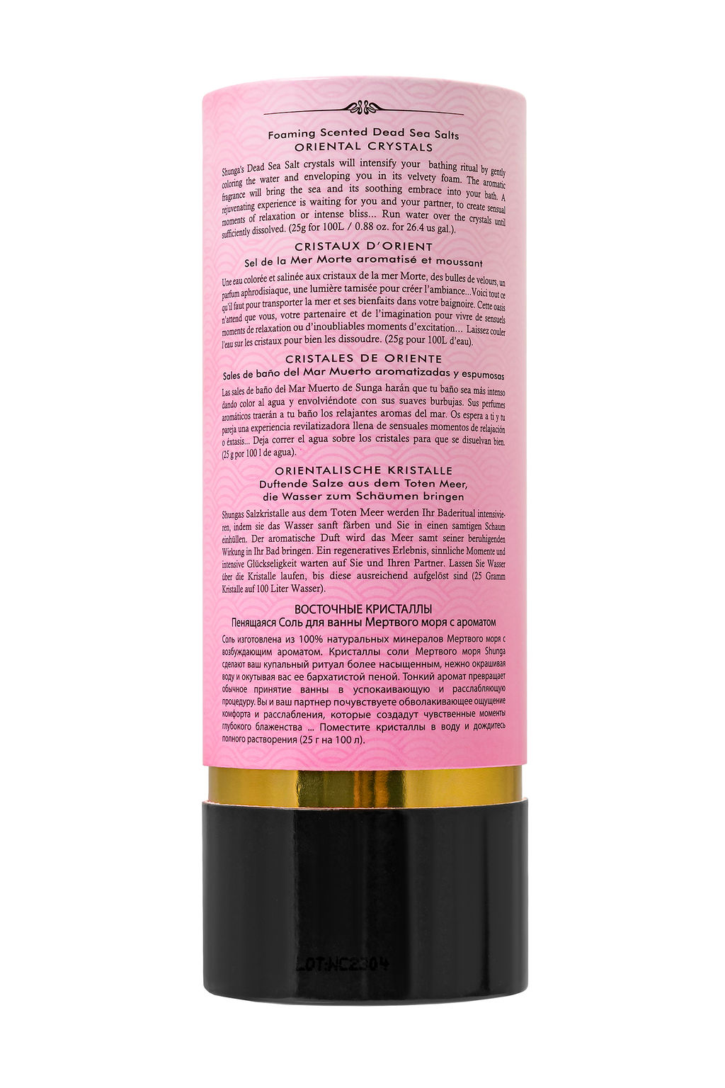 Соль мёртвого моря для ванны Shunga Oriental Crystals "Афродизия" 500гр