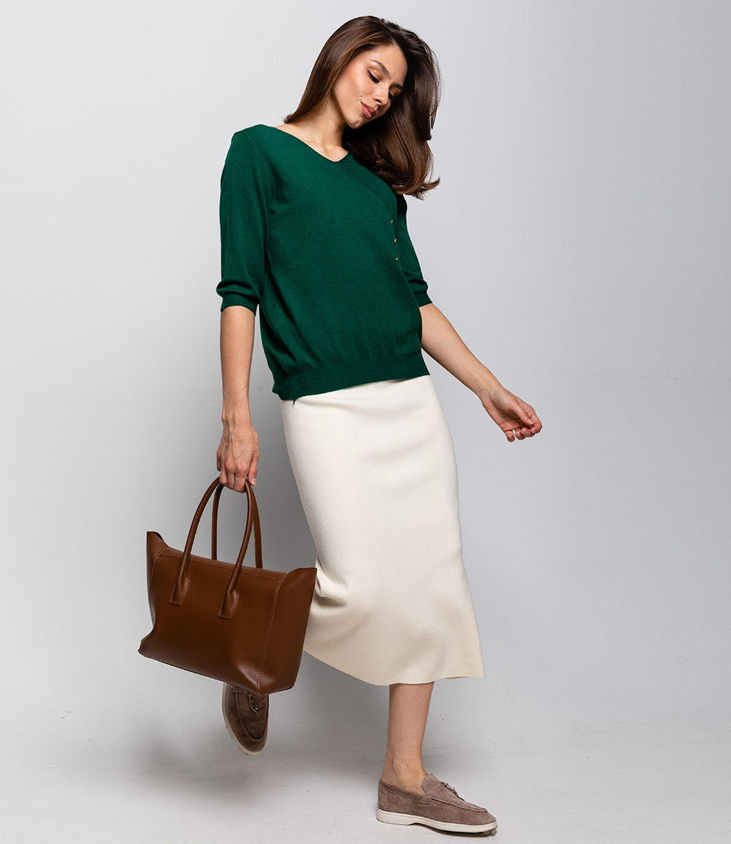 Джемпер #КТ9203 (2), изумрудный