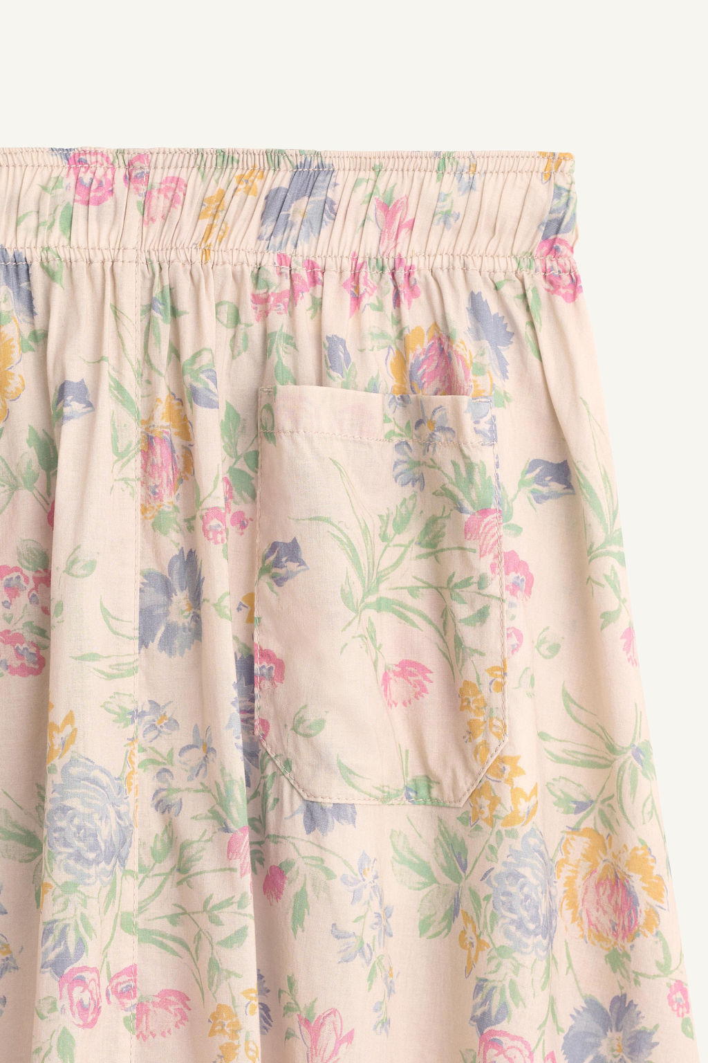 FLWRS SKRT CTTN / Crudo medio - Zara фото 8