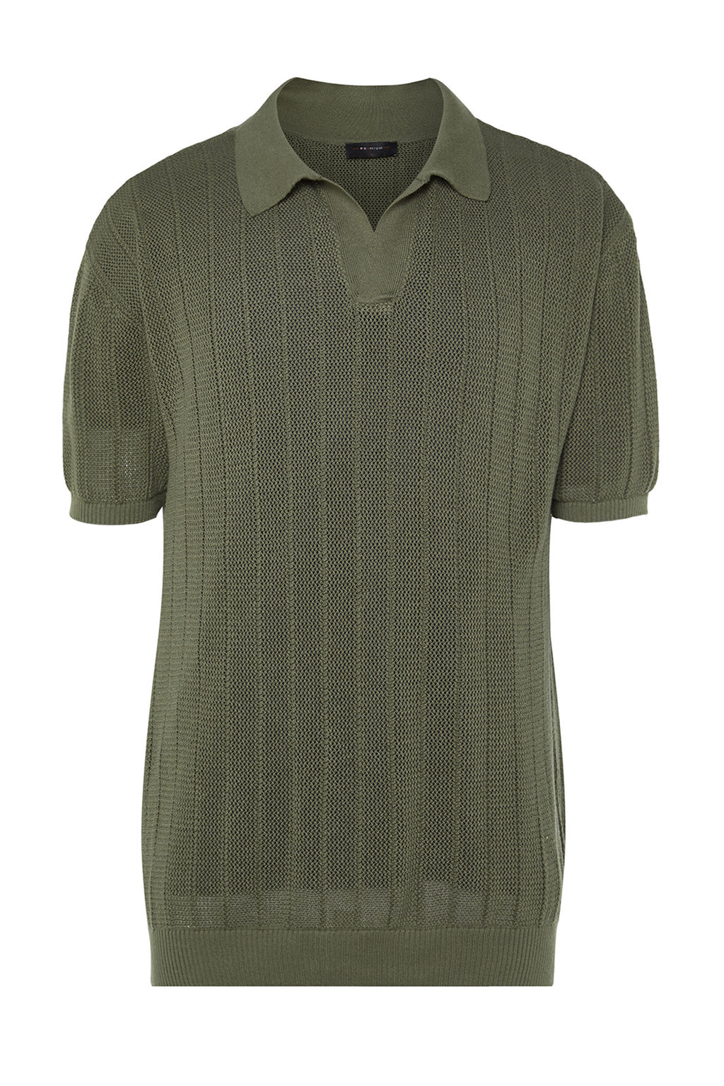 TRENDYOL MAN Limited Edition Kahverengi Regular Fit Pamuklu K?sa Kol Polo Yaka Triko Tshirt TMNSS23PO00024 - Trendyolmilla фото 9