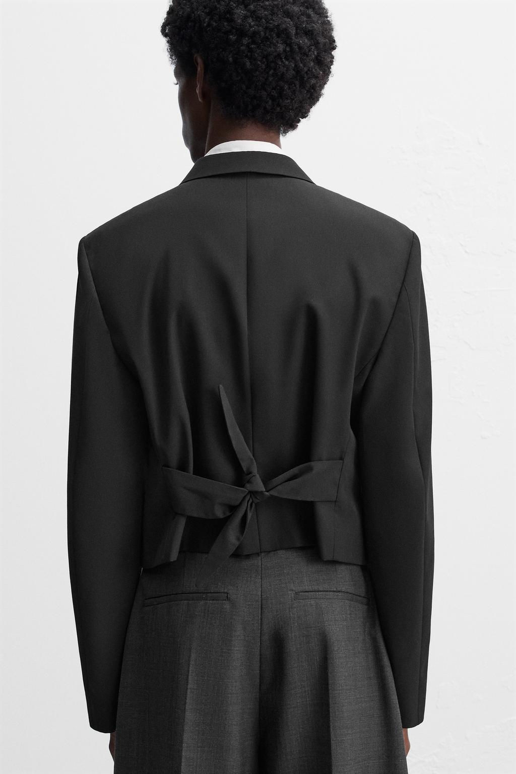 CROPPED TUXEDO BLAZER X HARRY LAMBERT - Zara фото 6
