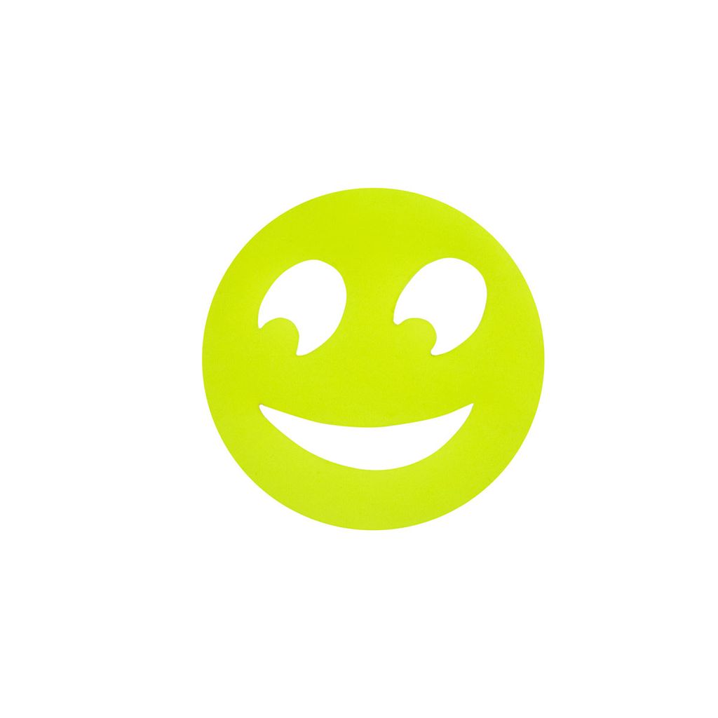 Термоаппликация BLITZ светоотражающая цветная №7 10 шт Смайл круг 5x5 см