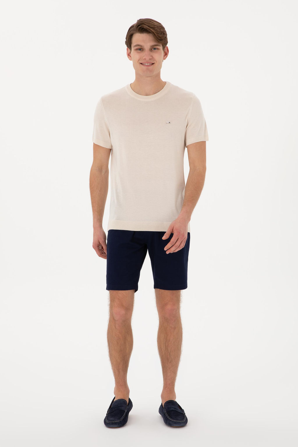Erkek Slim Fit Bisiklet Yaka Ta_ Ti__rt Sepette S_rpriz _ndirim - U.s. polo assn фото 4