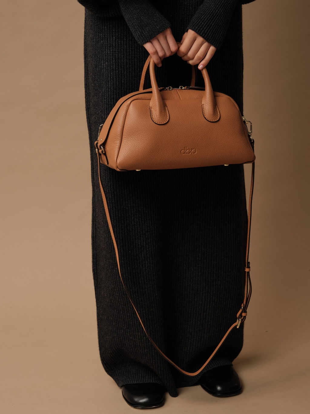 Кожаная сумка Kandys DBR 31206 светлый орех фото 4